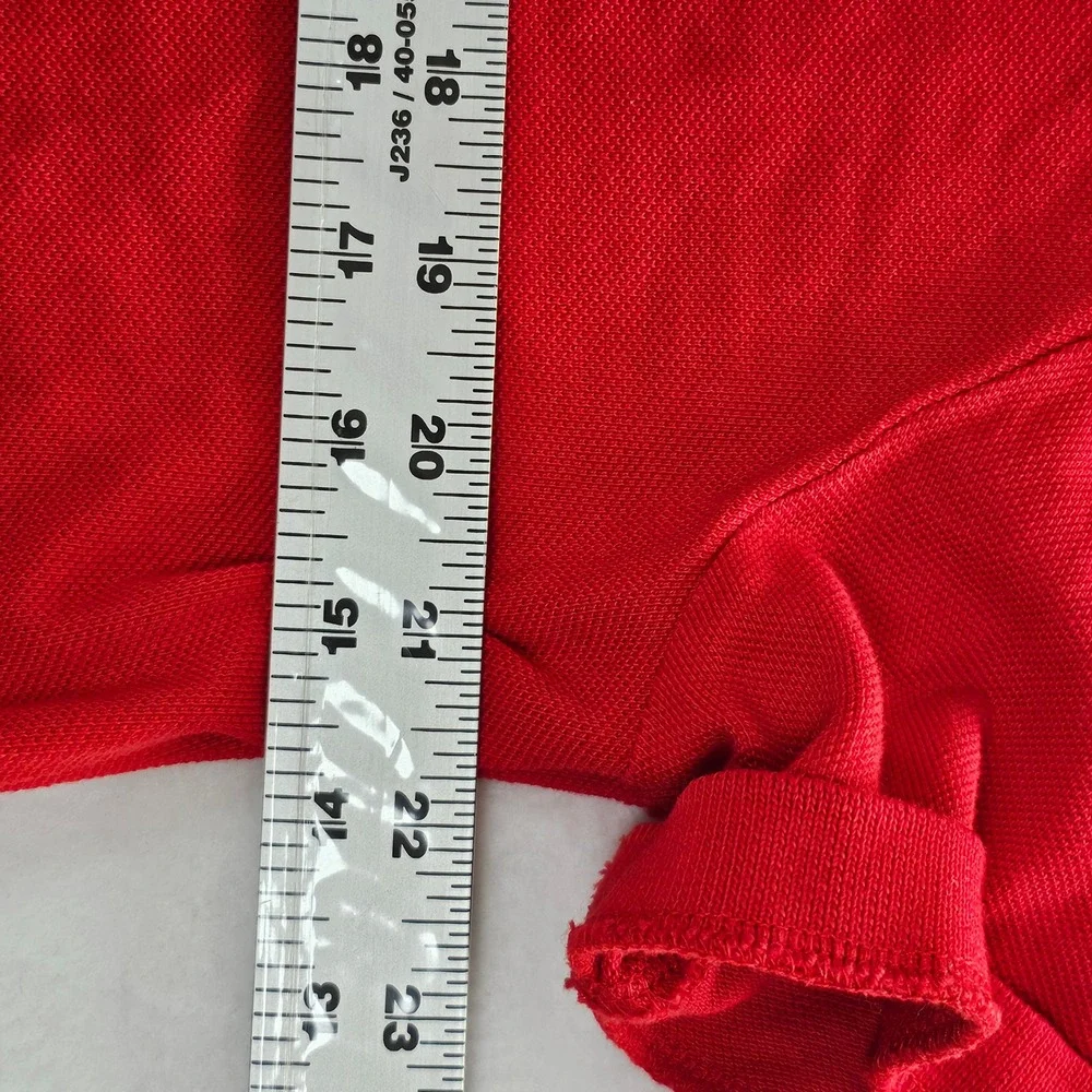 Polo Ralph Lauren Kids Red Short Sleeve Classic Fit Cotton Pique Polo Shirt XXL